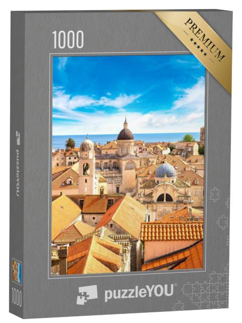 Puzzel 1000 stukjes „Prachtig oud stadscentrum van Dubrovnik, Kroatië“