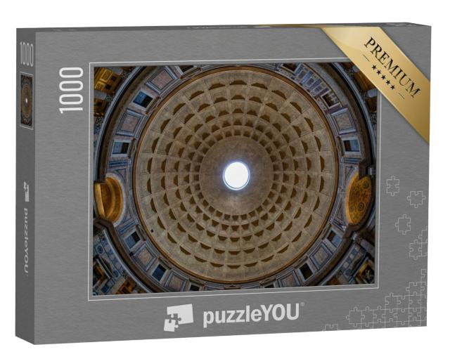 Puzzel 1000 stukjes „Plafond van het Pantheon in Rome“