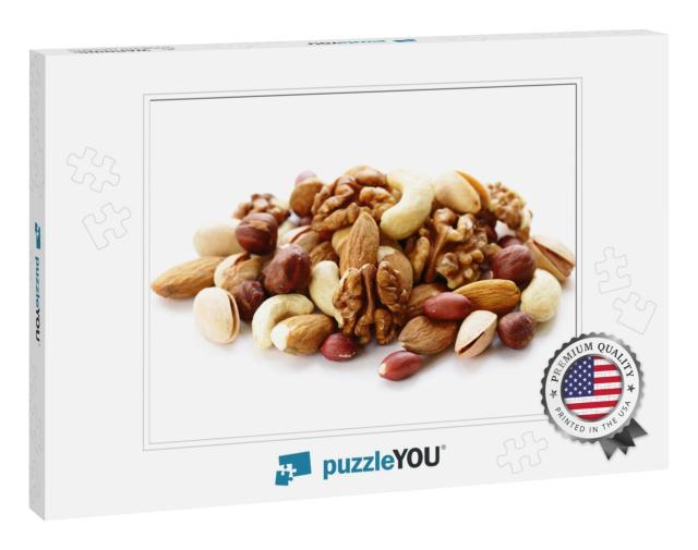 Nuts Mix for a Healthy Diet Cashew, Pistachios, Hazelnuts... Jigsaw Puzzle