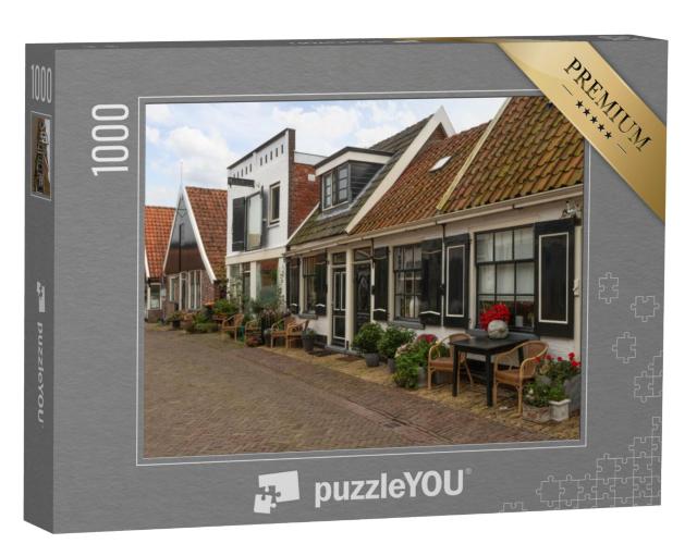 Puzzel 1000 stukjes „Straatje in het centrum van het pittoreske Oosterend op Texel“