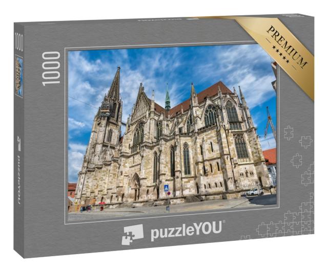 Puzzle 1000 Teile „Dom St. Peter, der Dom zu Regensburg, Bayern, Deutschland“