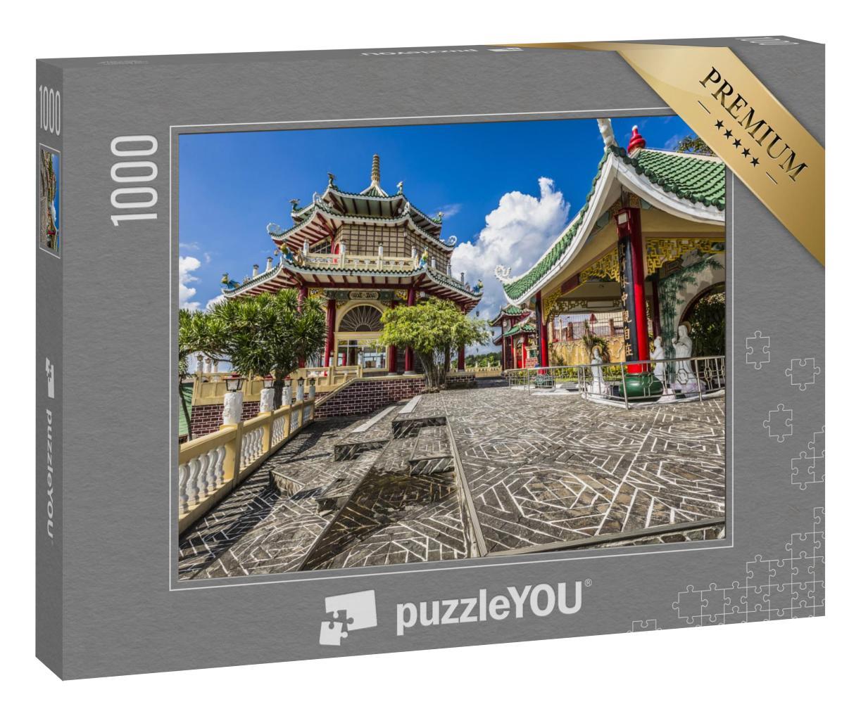 Puzzle 1000 Teile „Pagode des taoistischen Tempels in Cebu, Philippinen“
