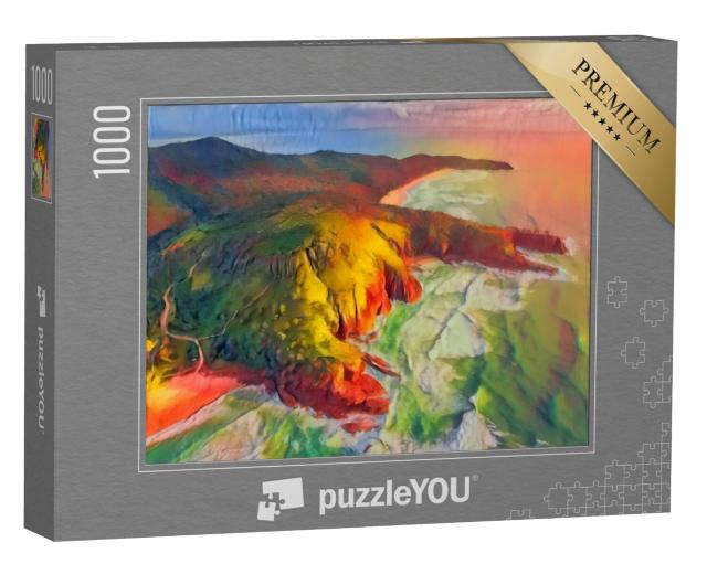 Puzzel 1000 stukjes „in de kunststijl van Franz Marc - Noosa National Park“