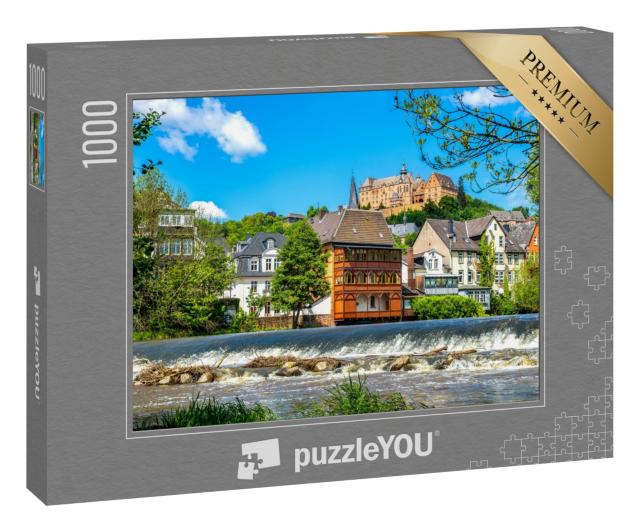 Puzzle 1000 Teile „Marburg an der Lahn, Altstadt, Deutschland“