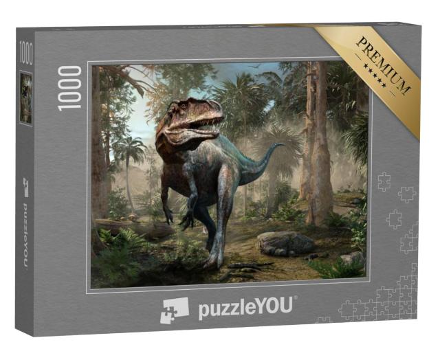 Puzzel 1000 stukjes „Acrocanthosaurus bostafereel“