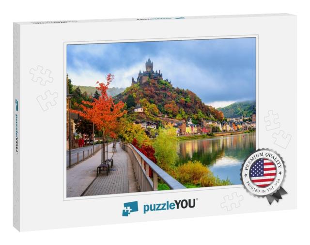 Cochem Historical Romantic Town on Moselle River Valley... Jigsaw Puzzle