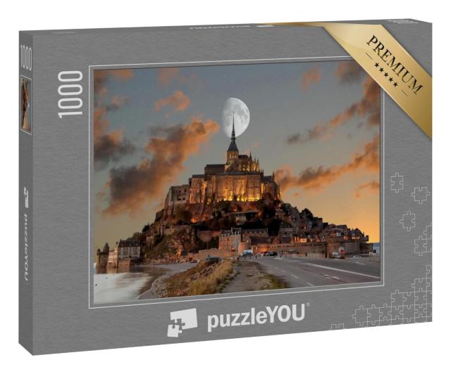 Puzzle 100 Teile „Frankreich, Der Mont Saint Michel“