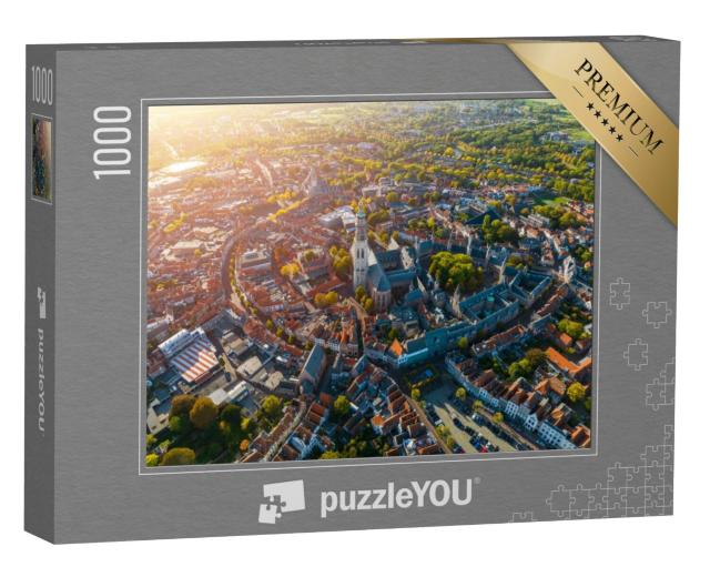 Puzzel 1000 stukjes „Stad Middelburg, Zeeland, Nederland“