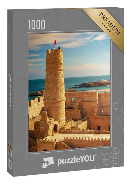 Puzzle 1000 Teile „Mittelalterliche Festung von Monastir, Tunesien“