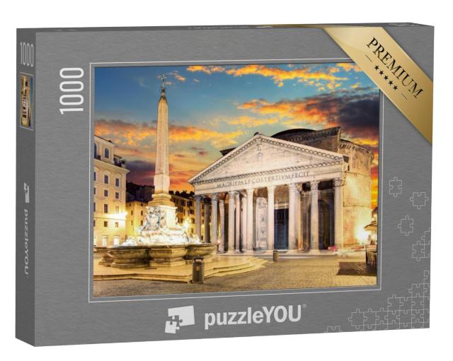 Puzzel 1000 stukjes „Rome: Het Pantheon“