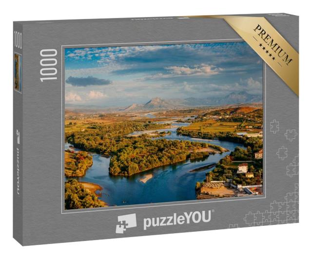 Puzzle 100 Teile „Fluss in Albanien“