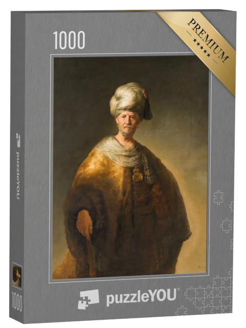 Puzzel 1000 stukjes „Rembrandt - Man in oosterse klederdracht“