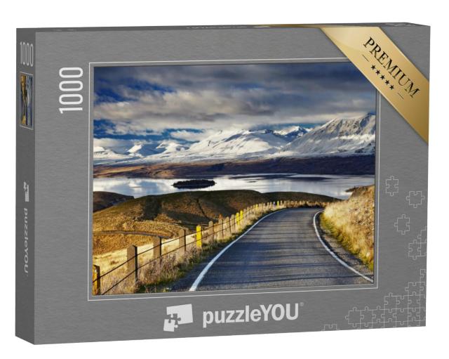 Puzzel 1000 stukjes „Zuidelijke Alpen en Lake Tekapo, Mackenzie-land, Nieuw-Zeeland“