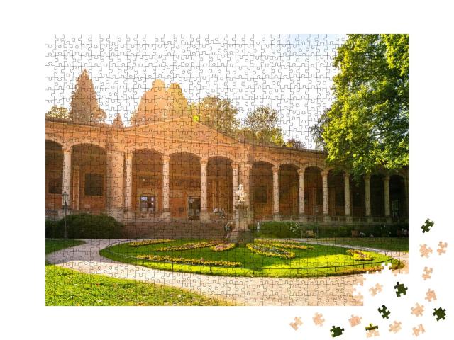 Puzzle 1000 Teile „Historische Trinkhalle in Baden-Baden, Deutschland“