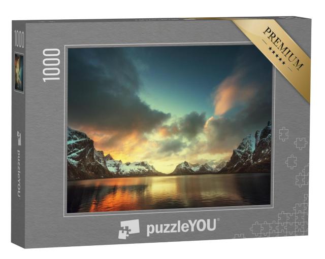 Puzzel 1000 stukjes „Lofoten, Noorwegen“