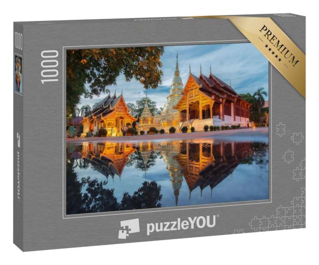 Puzzle 100 Teile „Wat Phra Singh in Chiang Mai, Thailand“
