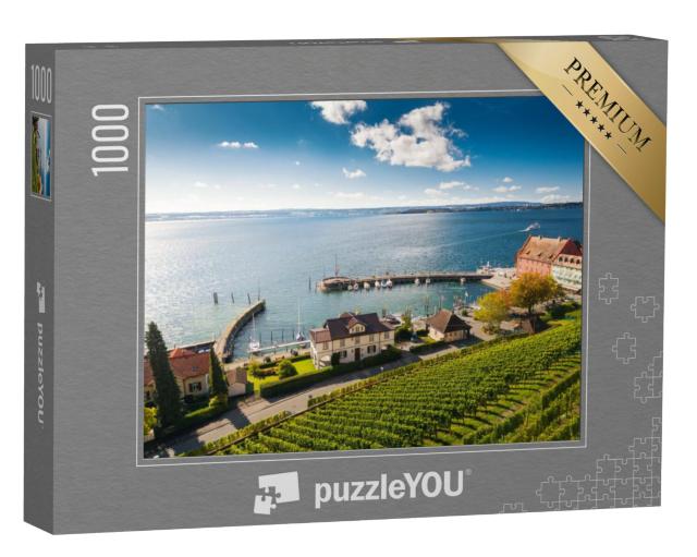 Puzzel 1000 stukjes „Pittoreske steiger in het Bodenmeer, Duitsland“