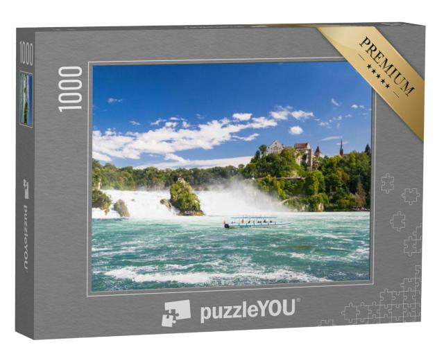 Puzzel 1000 stukjes „De Rijnwaterval in Schaffhausen, Zwitserland“