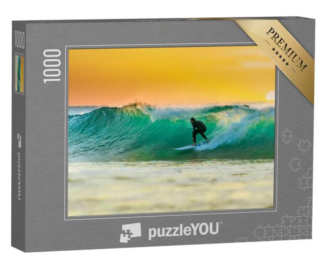 Puzzel 1000 stukjes „Zonsopgang: Surfen“