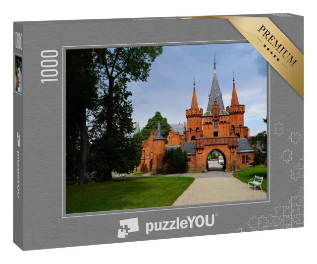 Puzzle 100 Teile „Schloss Hradec nad Moravici in der Tschechischen Republik“