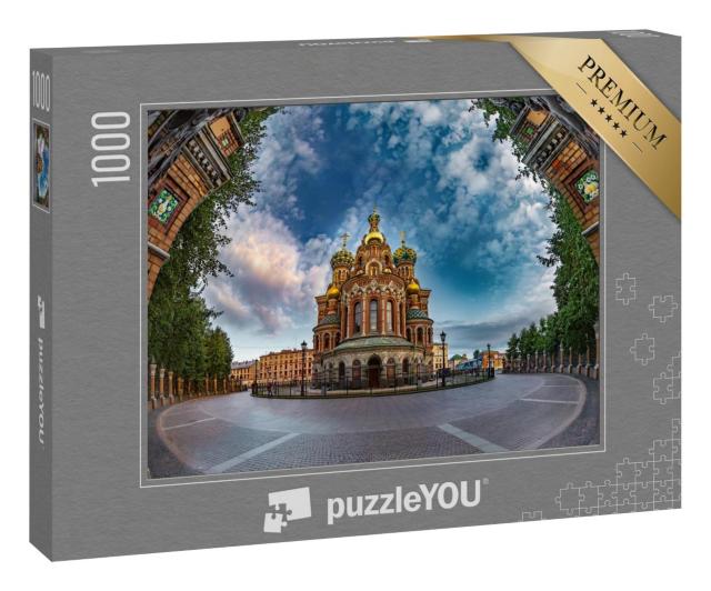 Puzzle 1000 Teile „Orthodoxe Kirche von St. Petersburg“