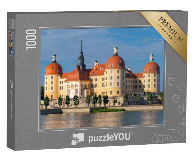 Puzzel 1000 stukjes „Barok kasteel Moritzburg bij Dresden, Saksen“