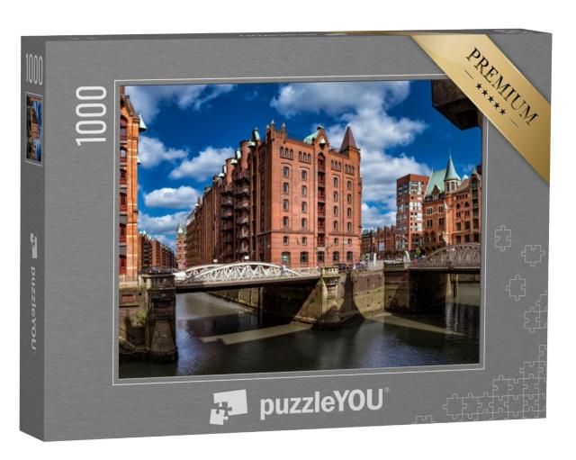 Puzzel 1000 stukjes „Hamburg Speicherstadt“