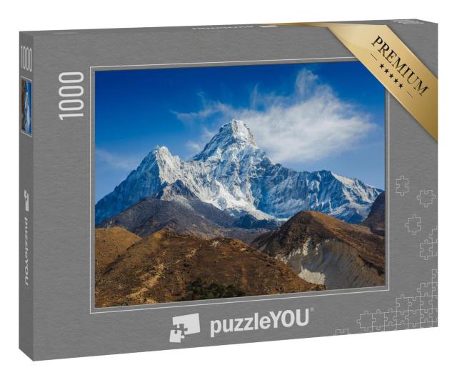 Puzzle 1000 Teile „Mount Ama Dablam in der Everest-Region des Himalayas, Nepal“