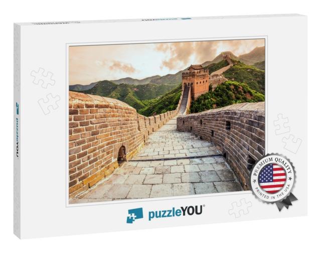 China Famous Landmark Great Wall & Mountains... Jigsaw Puzzle