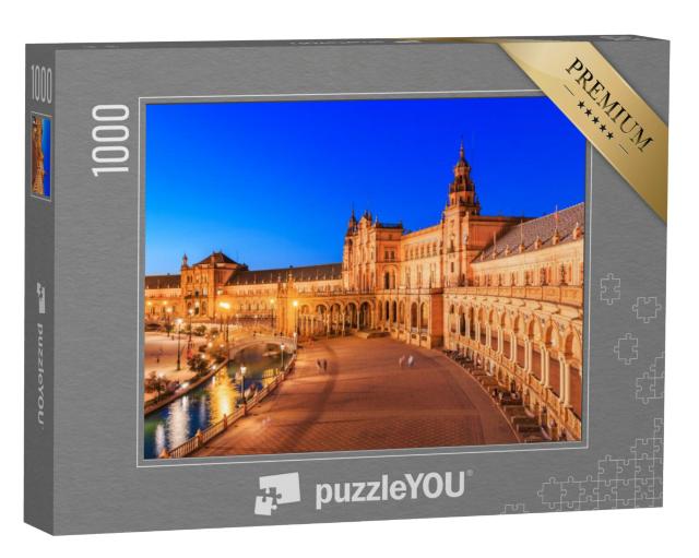 Puzzel 1000 stukjes „Sevilla, Spanje, Plaza de España“