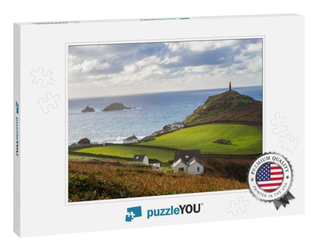 The Headland At Cape Cornwall Part of the Cornwall & West... Jigsaw Puzzle