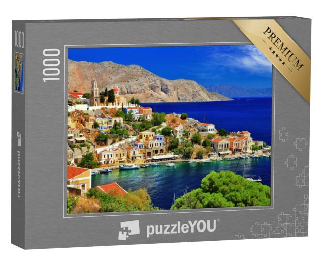 Puzzel 1000 stukjes „Schitterend Griekenland: Eiland Symi, Dodekanesos“