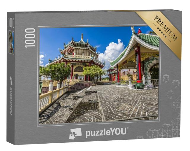 Puzzel 1000 stukjes „Pagode van de taoïstische tempel in Cebu, Filippijnen“