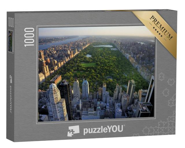 Puzzel 1000 stukjes „Central Park en wolkenkrabbers van Manhattan, New York“