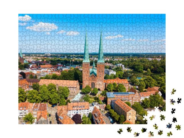 Puzzle 1000 Teile „Der Lübecker Dom“