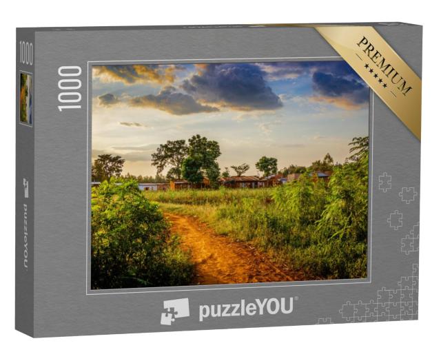 Puzzel 1000 stukjes „Impressie van het Mount Elgon National Park in Oeganda“