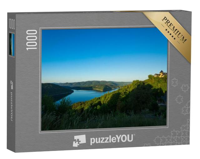 Puzzel 1000 stukjes „Uitzicht op Palais Waldeck aan de Edersee“