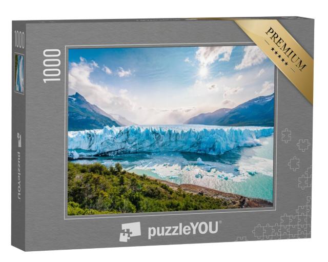 Puzzel 1000 stukjes „IJs op de Perito Moreno gletsjer, Patagonië, Argentinië“