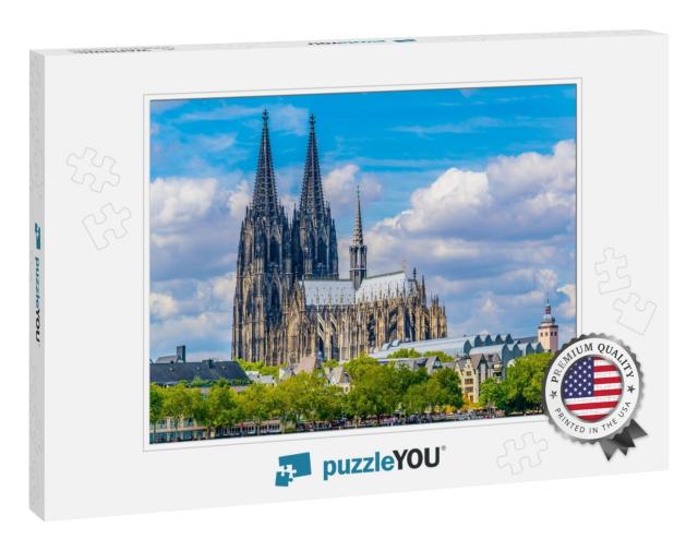 Detail of the Cathedral in Cologne, Germany... Jigsaw Puzzle