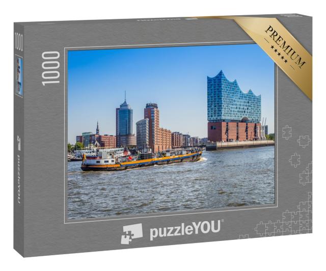 Puzzle 1000 Teile „Elfi, die Elbphilharmonie in Hamburg“