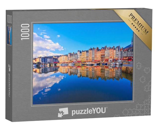 Puzzel 1000 stukjes „De haven van Honfleur, Normandië, Frankrijk“