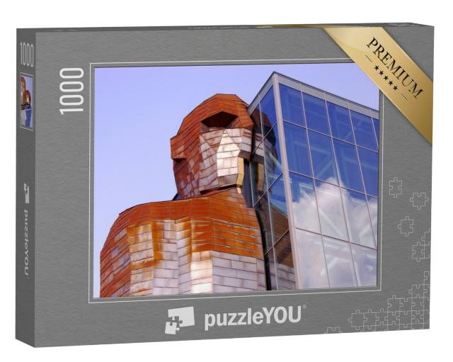 Puzzel 1000 stukjes „Het corpusgebouw in Oegstgeest in Nederland“