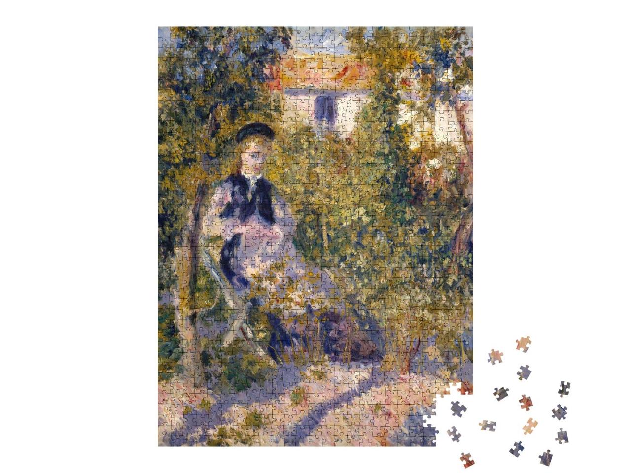 Puzzle 1000 Teile „Nini im Garten, Auguste Renoir 1876“