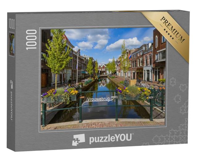 Puzzel 1000 stukjes „Stadsgezicht van Gouda, Nederland“