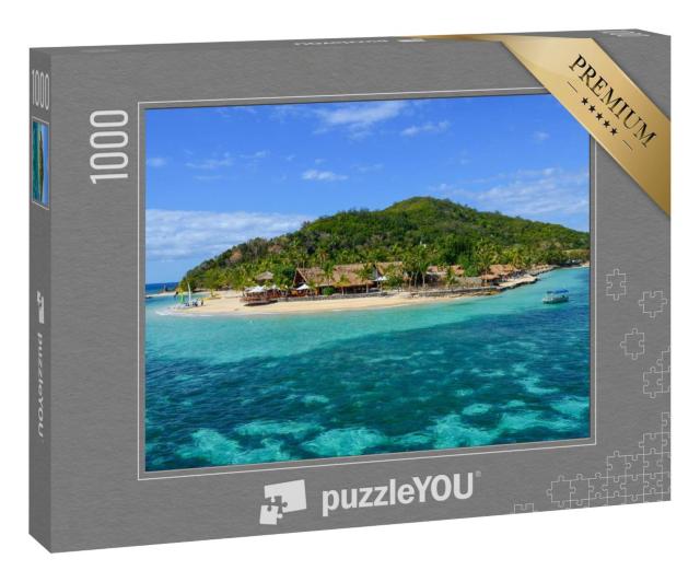 Puzzle 1000 Teile „Castaway Island, Mamanucas Inselgruppe, Fidschi“