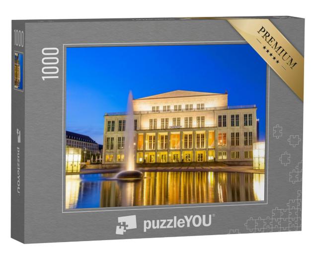 Puzzel 1000 stukjes „Opera in Leipzig, Duitsland“