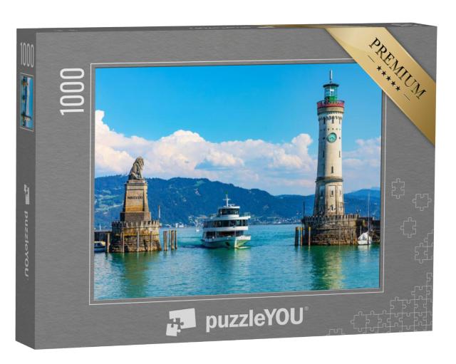 Puzzel 1000 stukjes „Lindau aan het Bodenmeer in Beieren“