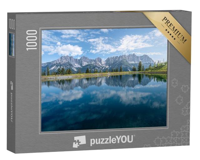 Puzzel 1000 stukjes „Bergmeer in de Kitzbüheler Alpen, Oostenrijk“