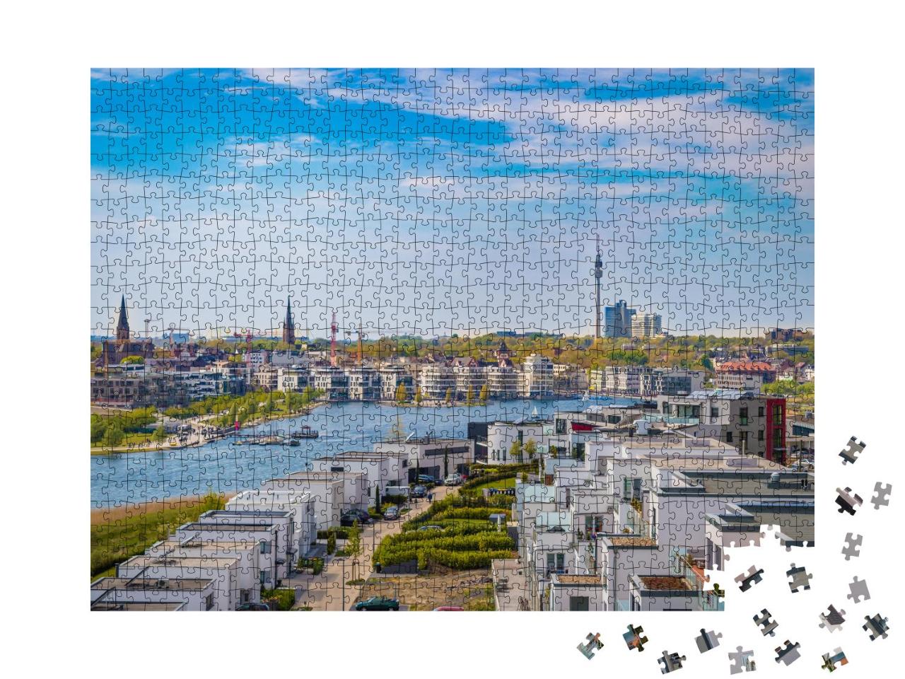 Puzzle 1000 Teile „Phoenix See, Dortmund, Deutschland“