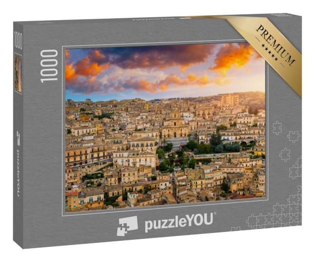 Puzzle „Ansicht von Modica in Sizilien, Italien“